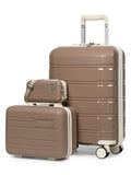 Joyway Travel Luggage Sets, Stylish Carry On Checked Suitcase Set,Sturdy Durable Scratch-resistant,TSA Lock,Spinner Wheels
