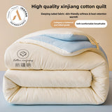 100% Cotton Filled Super Soft Autumn Winter Quilt Lightweight Fluffy Warm Duvets Core Grade A Comfort Quilted Double Comforter