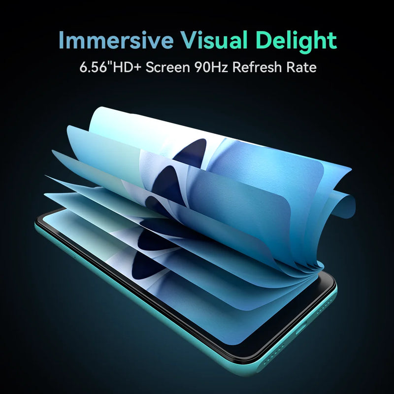 [Estreno mundial] Smartphone Cubot Note 21 de 12 GB + 128 GB, pantalla HD de 6,56", frecuencia de actualización de 90 Hz, batería de 5200 mAh, cámara trasera de 50 MP.