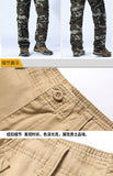Men's Camouflage Cargo Pants Camo Cargo Multi Pockets Military Tactical Pants Man Hip Hop Joggers Streetwear Sweatpant for Men
