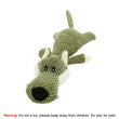 1/3 Pcs Large Dog Toy Bite-Resistant Sound Plush Toy Lion Wolf Elephant Cartoon Pet Toy Squeaky Dog Toy For Small &amp; Medium Dogs