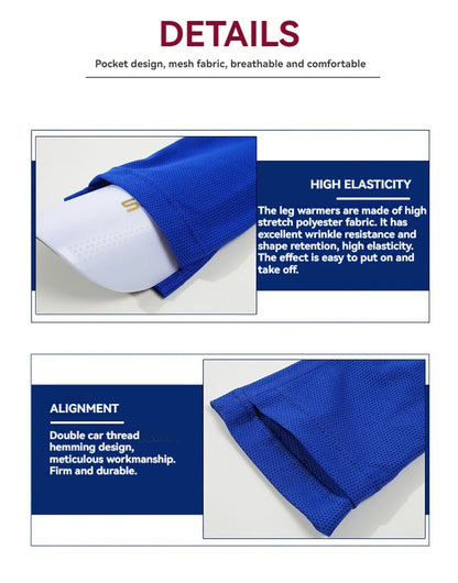 Loogdeel Soccer Shin Guard Covers,Shin Pads Socks Soccer Sock Sleeves Shin Pads Holders Shin Guard Sleeves for Kids Youth Adults
