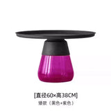 Artistic Glass Coffee Tables, Creative Design End Tables for Living Room , Stylish Accent Tea Table with Various Sizes & Colors