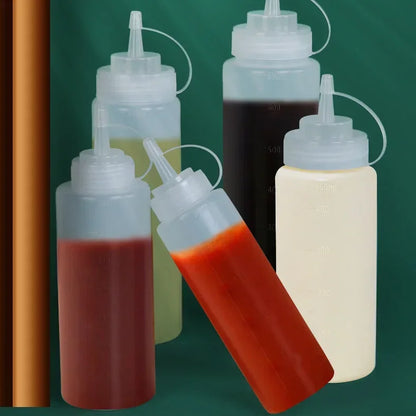 Botella de plástico blanca con tapa, dispensador de pan, accesorio para hornear postres, decoración de pasteles, utensilio de cocina (1 unidad) 