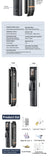 3D Face Smart Door Lock Biometric Recognition Fingerprint Password IC Card APP Wifi Lock Unlock for Home House Apartment