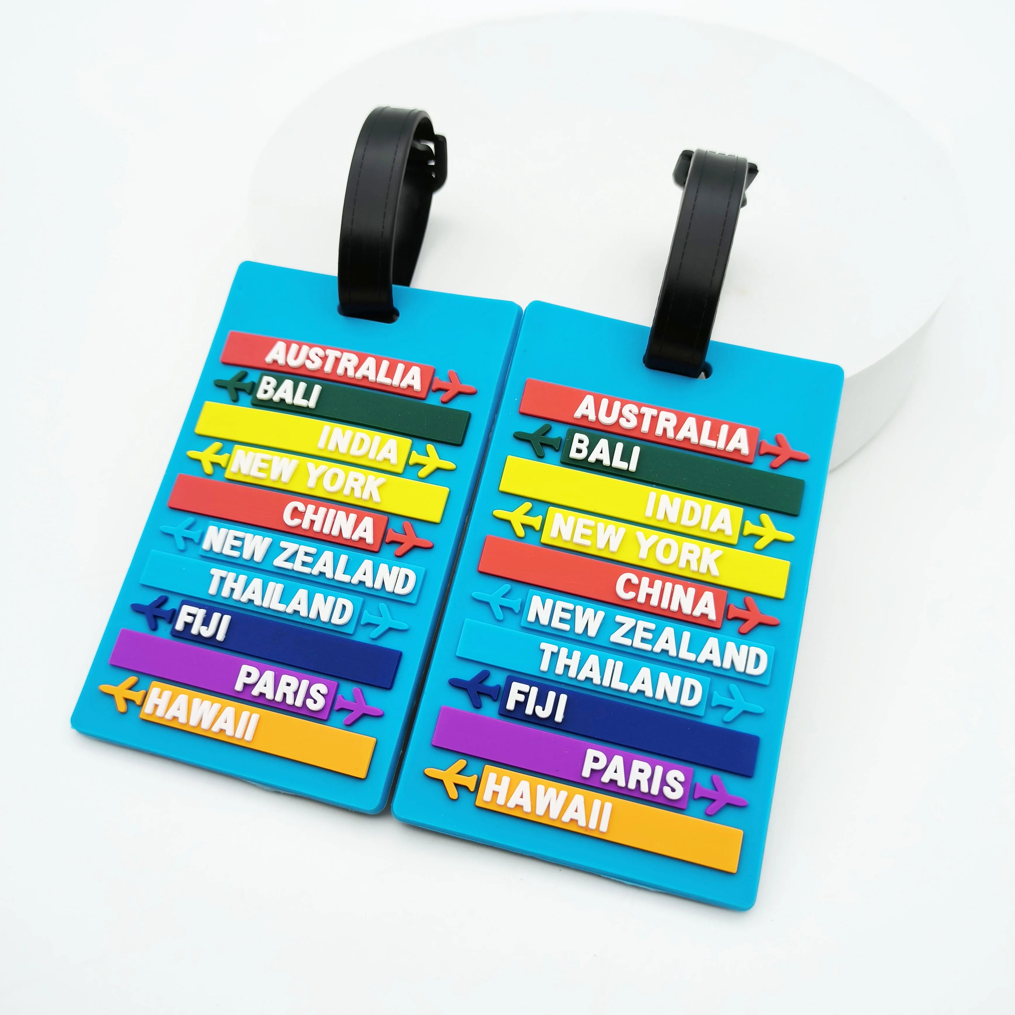 1PCS Luggage Tag Travel Cute Suitcase Luggage Tag Cartoon ID Address Holder Travel Baggage Label Accessories