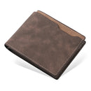 Men's Wallet Leather Billfold Slim Hipster Cowhide Credit Card/ID Holders Inserts Coin Purses Luxury Business Foldable Wallet