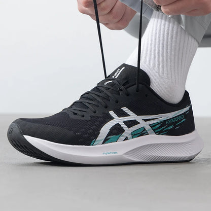 Asics Men's Shoes Hyper Speed 4 Sports Shoes Racing Running Shoes Shock-Absorbing Wear-Resistant Running Shoes 1011B874-002