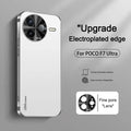 For Xiaomi POCO F7 Ultra Case Hard AG Matte Plating Lens Protective Back Cover Cases For Xiaomi POCO F7 F6 F5 Pro Phone Shell