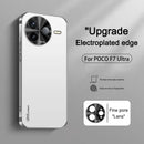 For Xiaomi POCO F7 Ultra Case Hard AG Matte Plating Lens Protective Back Cover Cases For Xiaomi POCO F7 F6 F5 Pro Phone Shell