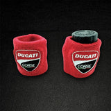 Motorcycle Embroidery Front Fluid Oil Brake Reservoir Sock Cover for Ducati Monster Panigale Diavel Superleggera V4 V2 Scrambler