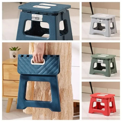 New Adult Children Portable Folding Stool Thickened Plastic Saddle Chair For Outdoor Activities And Fishing
