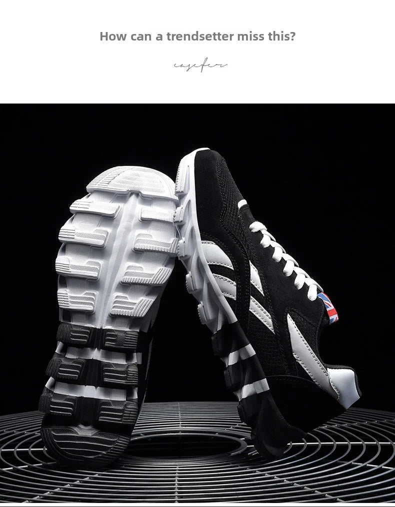 Men Sports Running Shoes Casual Marathon Breathable Lightweight Women's Comfortable Athletic Non-slip Walking Sneakers Outdoors