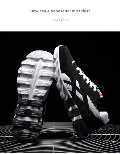 Men Sports Running Shoes Casual Marathon Breathable Lightweight Women's Comfortable Athletic Nonskid Walking Sneakers Outdoors
