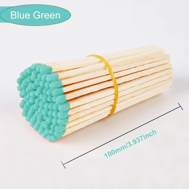 Varas de isqueiro sortidas para cozinha, 320pcs, 100mm, tubo sortido, ferramenta de segurança, camping, emergência, sortido