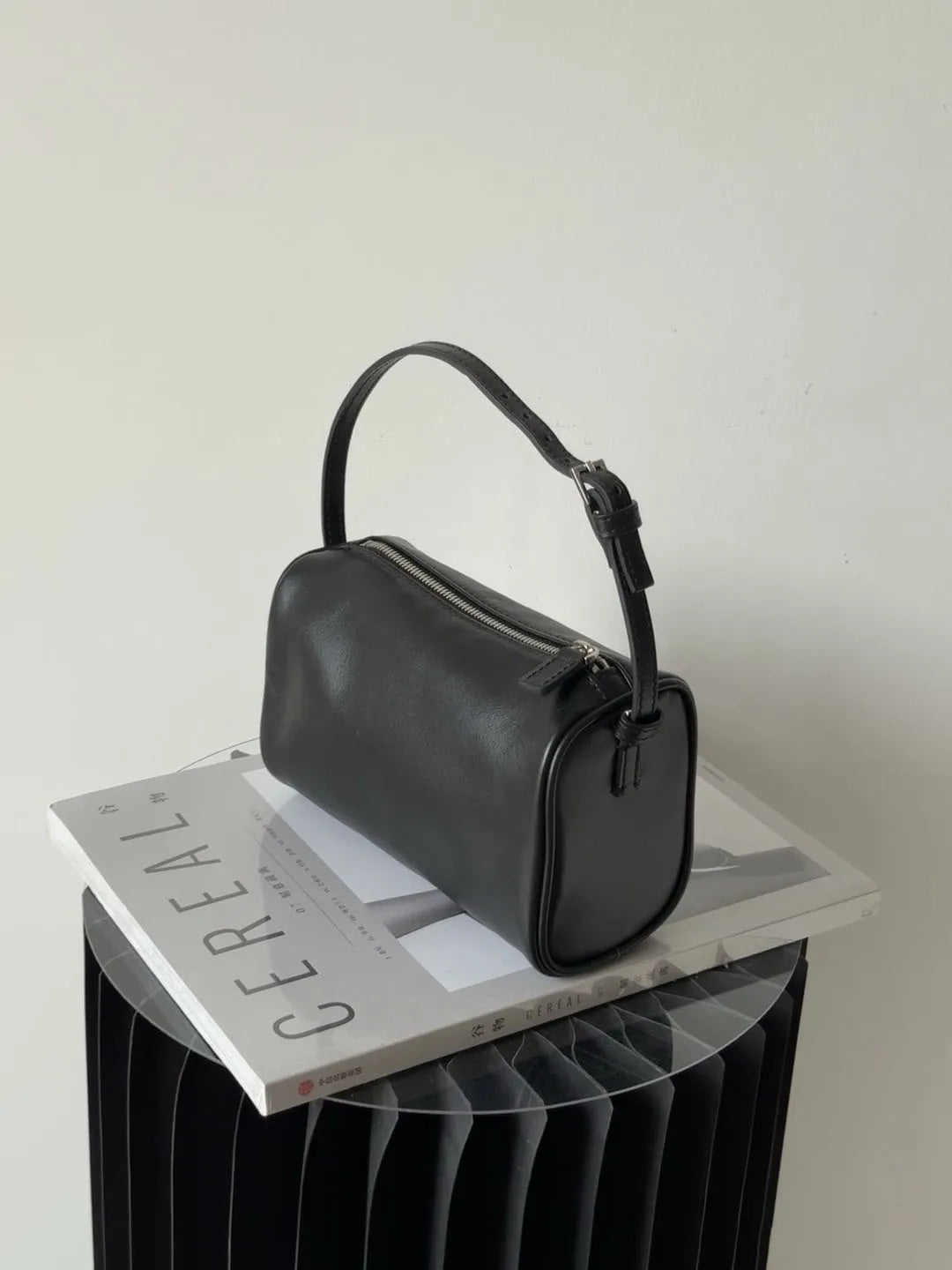 split leather 90s pen bag 2026 new luxury design soft cowhide mini one-shoulder crossbody bag suede fashion ladies handbag