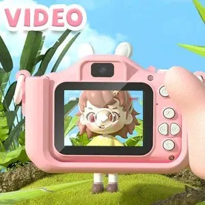 Cámara digital para niños de 1080P HD, cámara de vídeo de 2 pulgadas con funda de silicona, ideal para Navidad y cumpleaños.