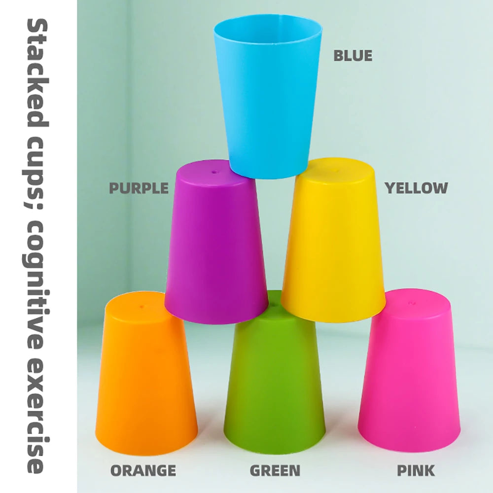 Kids Speed Training Toys Stack Cup Battle Table Game Indoor Family Party Game Toys Color Cognition Logic Training Classic Game