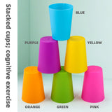 Kids Speed Training Toys Stack Cup Battle Table Game Indoor Family Party Game Toys Color Cognition Logic Training Classic Game