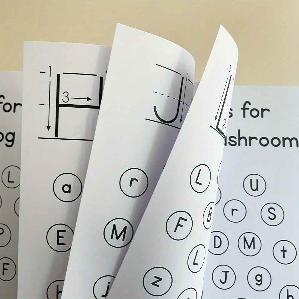 English Language Learning Alphabet A-Z Learning Workbook for Youngsters - Educational English Language Coloring Book