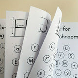 English Language Learning Alphabet A-Z Learning Workbook for Youngsters - Educational English Language Coloring Book