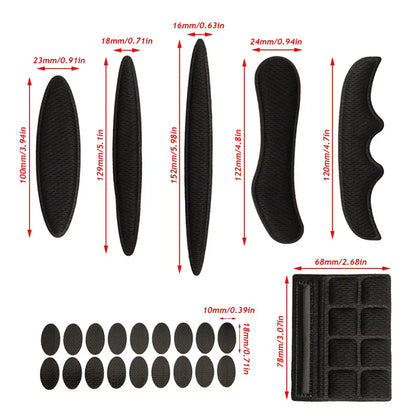 Helmet Padding Kit 27Pcs Bicycle Replacement Universal Foam Pads Set for MTB Bike Motorcycle Cycling Sportswear Accessories
