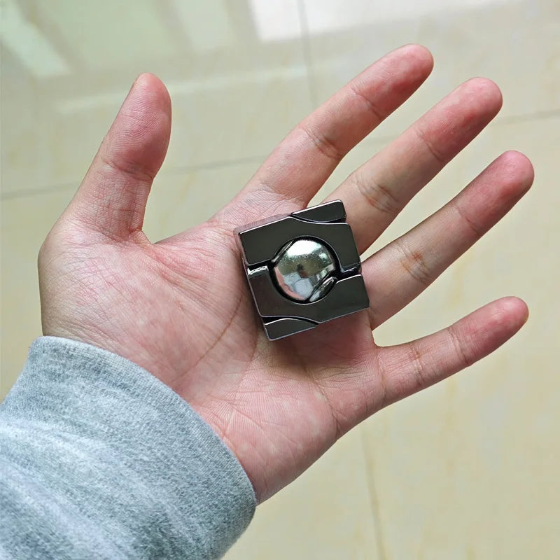 Quebra-cabeças de metal e madeira, brinquedos de encaixe e destreza, desafio de lógica e QI, diversão para viagens e presentes interessantes para crianças e adultos.