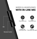 Oneodio Pro 10 Wired Headphones Over Ear Hi-Res Audio Wired Headset With Microphone Studio DJ Stereo Headphones 3.5mm/6.35mm