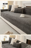 1PC Velvet Thicken Sofa Seat Cover Nordic Universal Sofa Cushion Slipcover Anti-slip L Corner Couch Towel Mat for Living Room