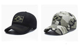 Outdoor Sports Baseball Cap Men'S Camouflage Cap, Middle And Young Men'S Casual Sun Protection Hat Brazilian Hat