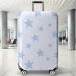 Light blue star pattern luggage protection cover, suitable for 18-32 inch luggage covers, luggage handle gloves, travel accessor
