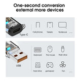 120W USB C OTG Adapter USB To Type C Data Transfer Charging Adapter 10Gbps USB Female To Type C Male Connector for IPhone 16 15