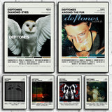 Deftones Band Poster Print Canvas Painting Around the Fur/Saturday Night Wrist Music Album Cover for Room Home Wall Art Decor