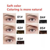Natural Eyebrow Pencil 5 Colors Brown Double Head Long Lasting Waterproof Ultra Fine Eye Brow Pen Luxury Gold Cosmetic