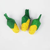 Hamster Rabbit Chew Toy Bite Grind Teeth Toys Corn Carrot Woven Balls for Tooth Cleaning Radish Molar Toys Cat Pet Supplies 1pc