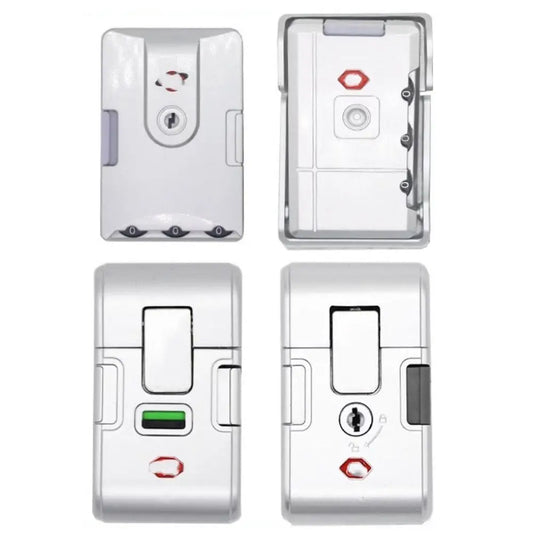 Portable Black Silver Luggage Paasword Lock Repacement Anti Theft Suitcase Lock Buckle Security Tool Lock Catch Security Padlock