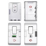 Portable Black Silver Luggage Password Lock Replacement Anti-Theft Suitcase Lock Buckle Security Tool Lock Catch Security Padlock