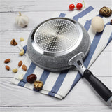 Durable Stone Frying Pan 28/26/24/20cm Wok Non-stick Pan Skillet Cauldron Induction Cooker Pans Pancake Egg Gas Stove Home