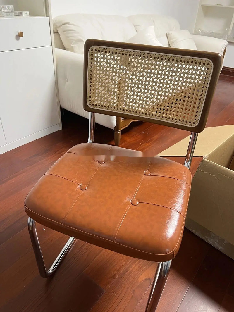 Kitchen Office Outdoor Dining Chairs Modern Luxury Salon Relax Cesca Chair Restaurant INS Sillas Para Comedor Furniture WK50DC