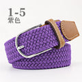 Stretch Woven Belt Unisex Canvas Belts Fashion Casual Student Belt Women Cinturon Male Waistband 105cm