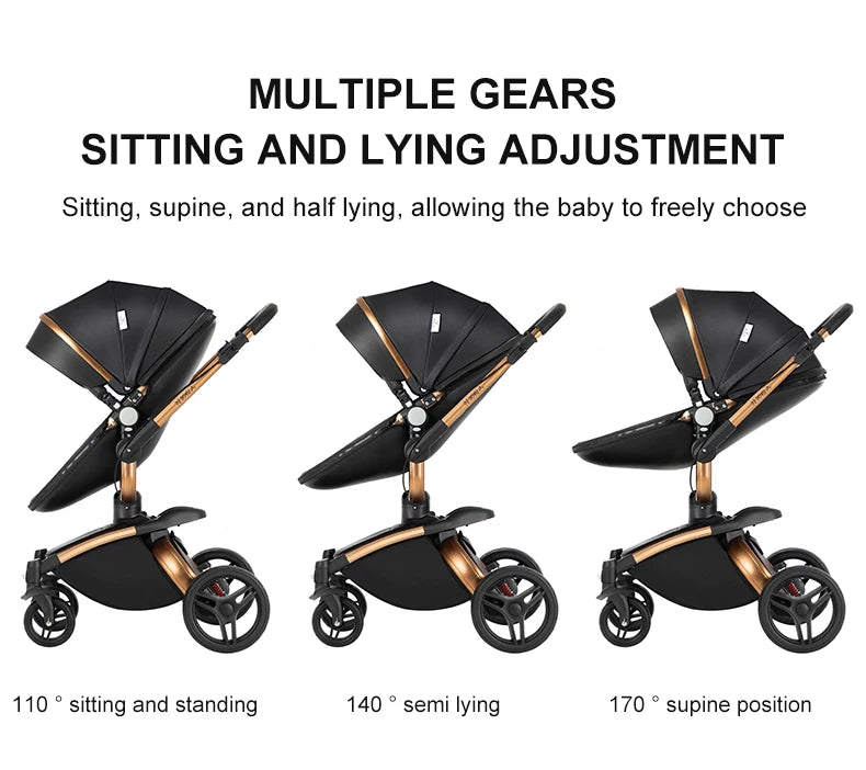 Cochecitos 3 en 1, cochecito de bebé, asiento de coche, cochecito de viaje, cochecito para recién nacidos, paisaje alto, artículos para madres, niños y bebés.