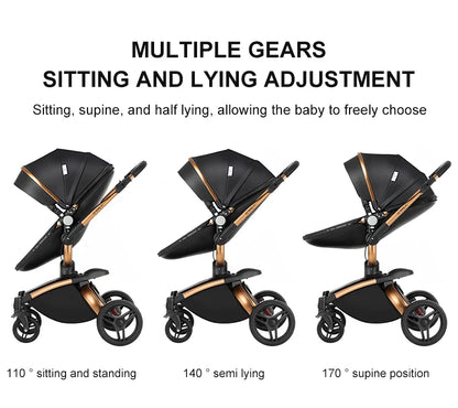 Cochecitos 3 en 1, cochecito de bebé, asiento de coche, cochecito de viaje, cochecito para recién nacidos, paisaje alto, artículos para madres, niños y bebés.