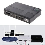 AC85-265V DC1018P Router 5V9V12V Optical Cat Monitor Backup Uninterruptible 8800/10400mAh DC Power Supply Charger Cell Phone UPS