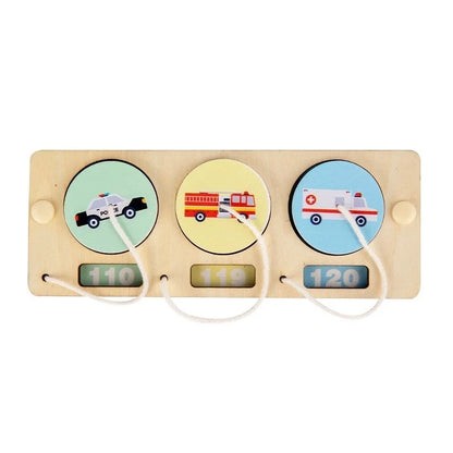 DIY Montessori  Busy Board Material Accessories Rainbow Card Water Pipe Aid Early Education Learning Skill Toy Wooden Toys Gifts