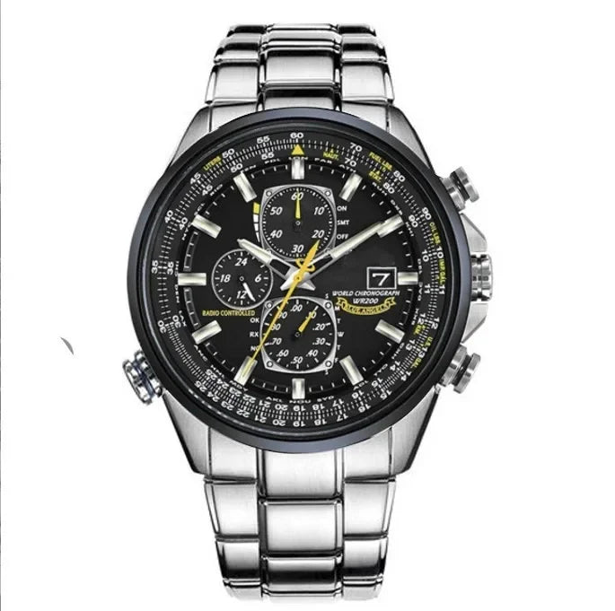 CITIZEN Men Watches Luxury Trend Quartz Calendar Waterproof Multi Function Fancy Round Watch Stainless Automatic Watch