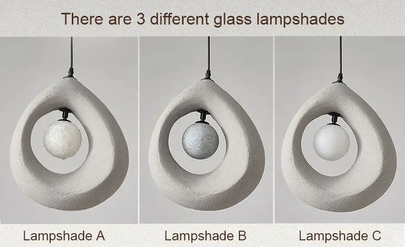 Japanese Wabi Sabi Pendant Light Nordic Dining Room Ceiling Chandelier Home Decor Bar Table Kitchen Island Creative Hanging Lamp