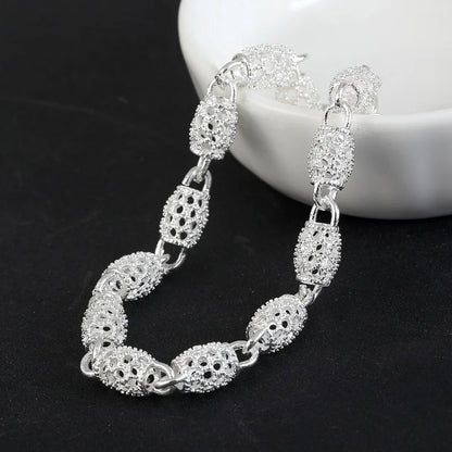 Fashion 925 Sterling Silver Bracelets For Women Luxury Original Designer Hollow Lantern Ball Charm Bracelets Beautiful Jewelry