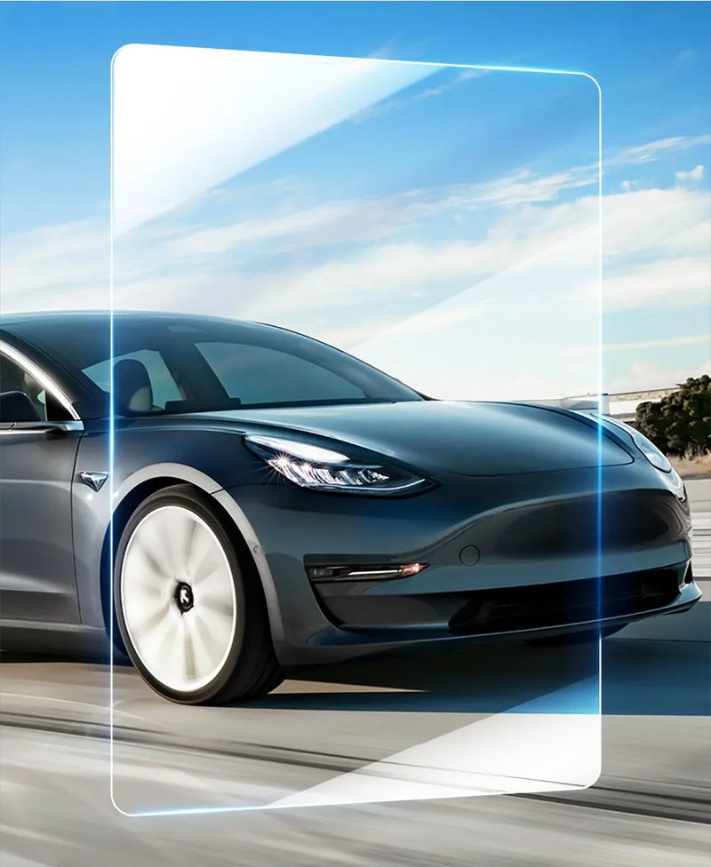 Protector de pantalla de vidrio templado YZ para consola central Tesla Model 3 Y, película HD antirreflejo, accesorios de protección de pantalla