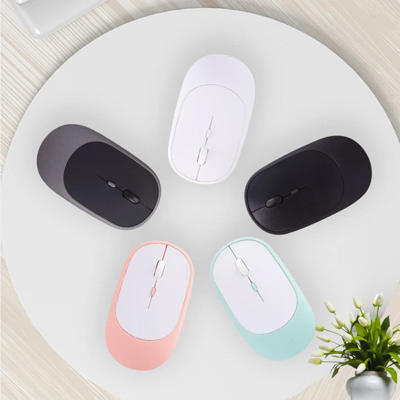 Xiaomi Wireless Mouse Bluetooth-compatible 2.4G Silent Mice Adjustable DPI Ergonomic Design USB Rechargeable Gaming Office Mouse