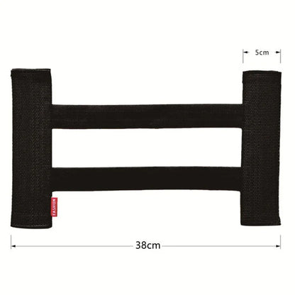 Car Back Rear Trunk Elastic Mesh Fixed Straps Car Interior Organizer Extinguisher Storage Net Seat Back Fixing Bag Car Accessory